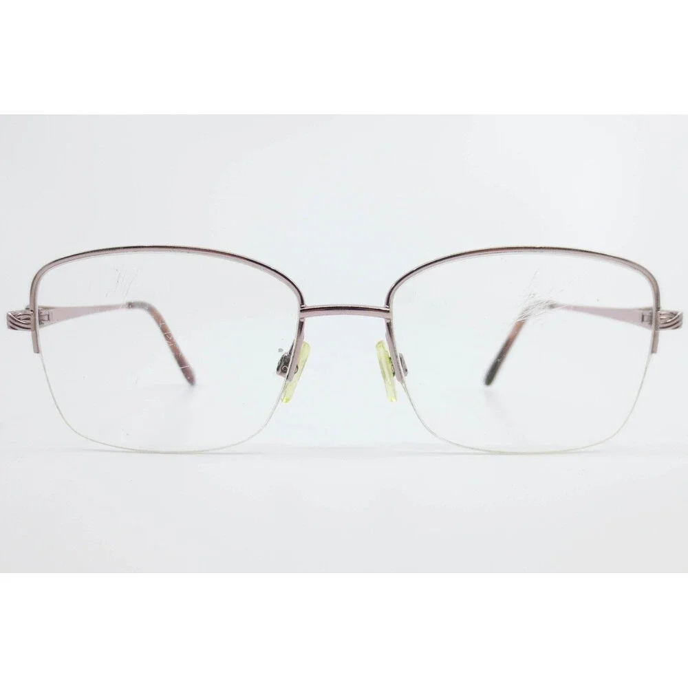 Sophia Loren Zyloware M311 Mauve Semi Rimless Eyeglass Frames 53-17-135 Filigree